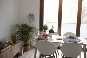 Clean and decluttered home interior ready for sale